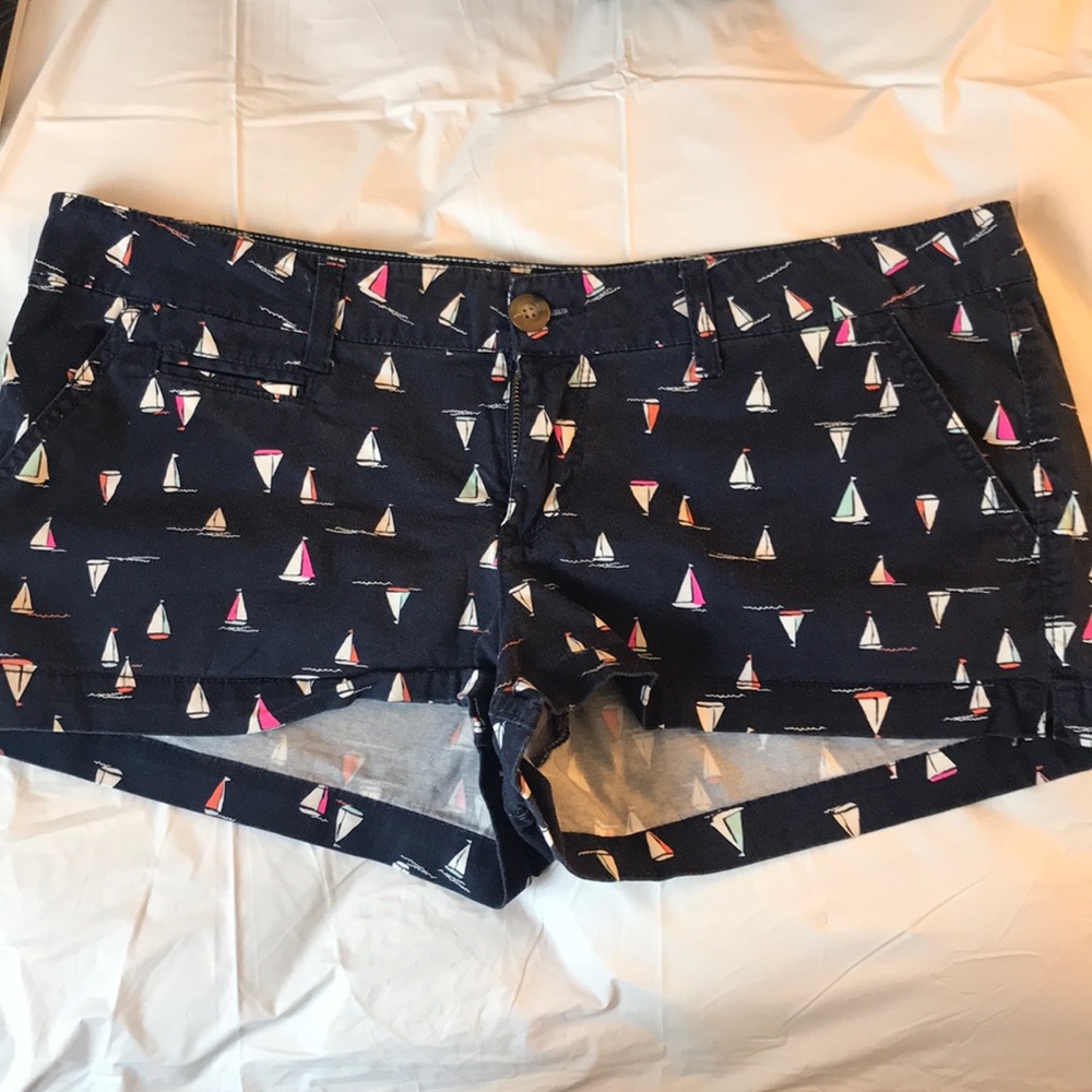 Blue sailor shorts